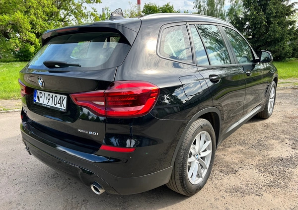 BMW X3 cena 139900 przebieg: 48000, rok produkcji 2020 z Nidzica małe 742